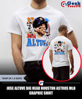 Jose Altuve big head Houston Astros MLB graphic shirt