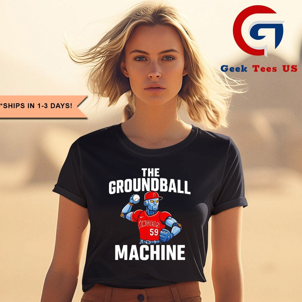 Jose Soriano Los Angeles Angels the groundball machine shirt