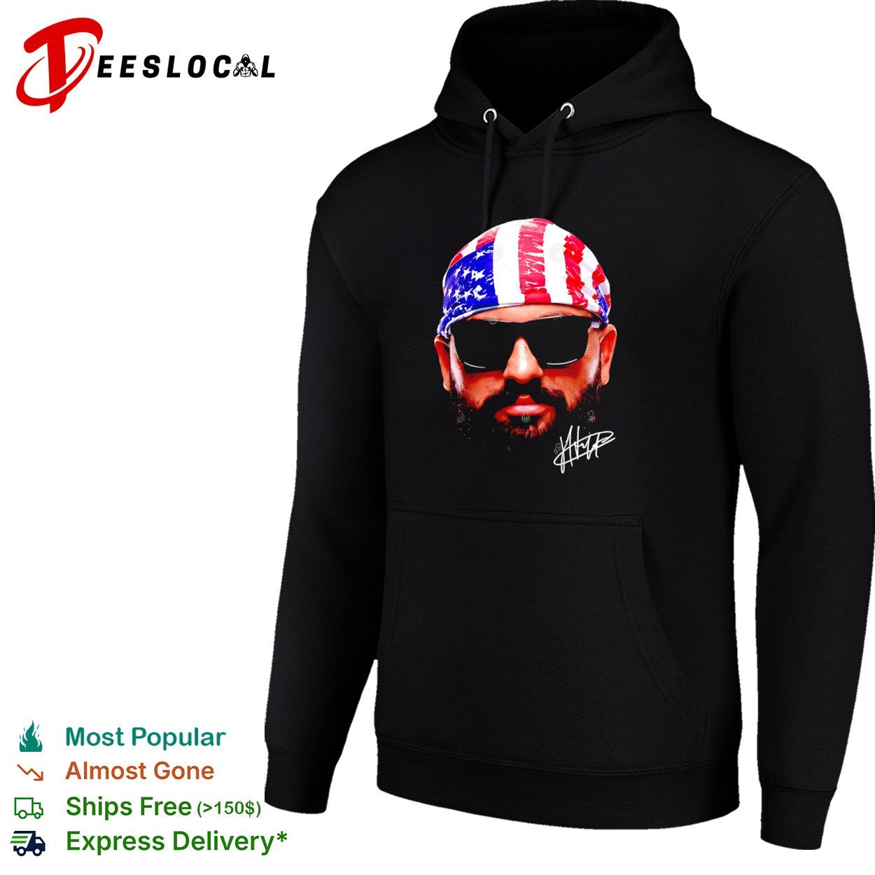 Josh Hokit UFC American Flag shirt