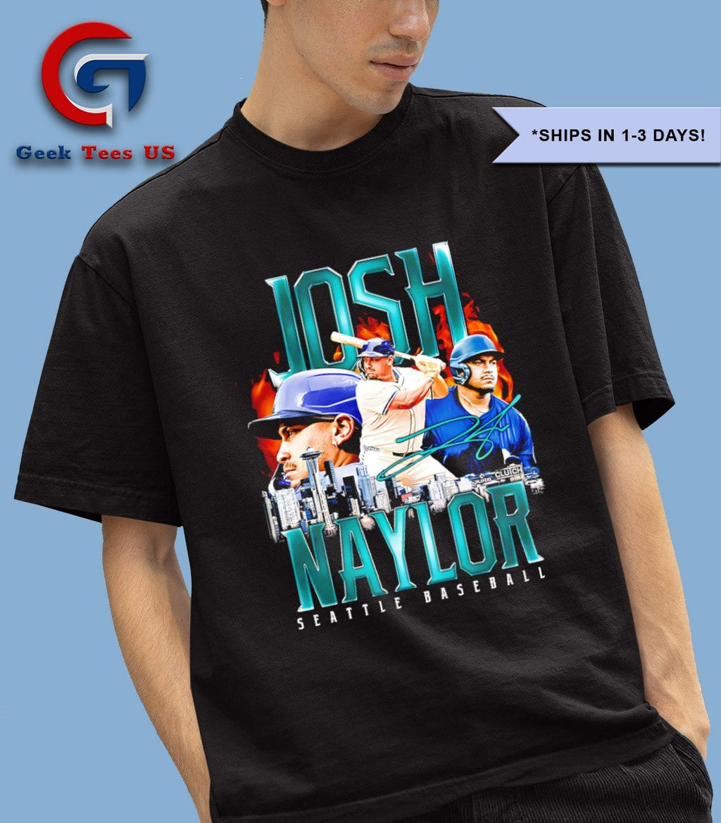 Josh Naylor Seattle Mariners MLB Flair signature shirt