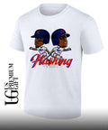 Juan Soto vs Francisco Lindor. Flushing Finest New York Mets baseball caricature shirt