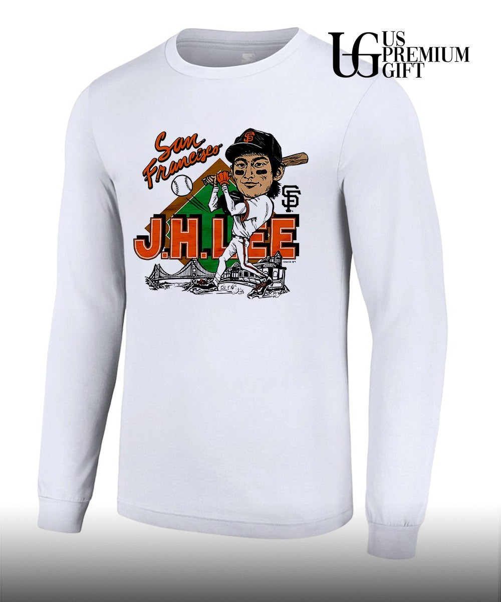 Jung Hoo Lee San Francisco Giants baseball caricature signature shirt