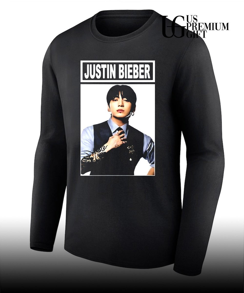 Jungkook Justin Bieber shirt