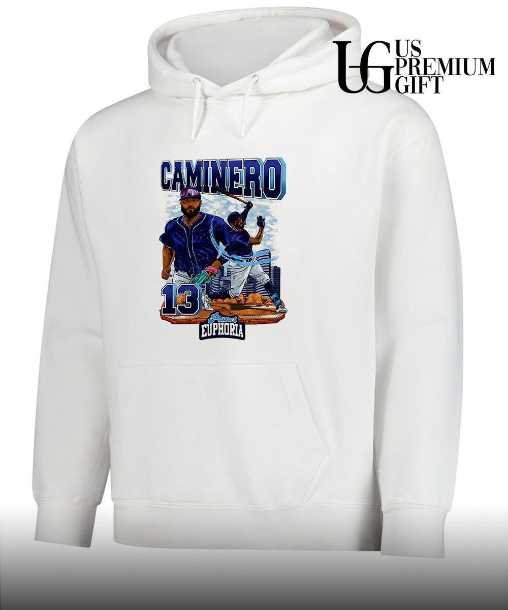 Junior Caminero Tampa Bay Rays baseball Planet Euphoria graphic shirt