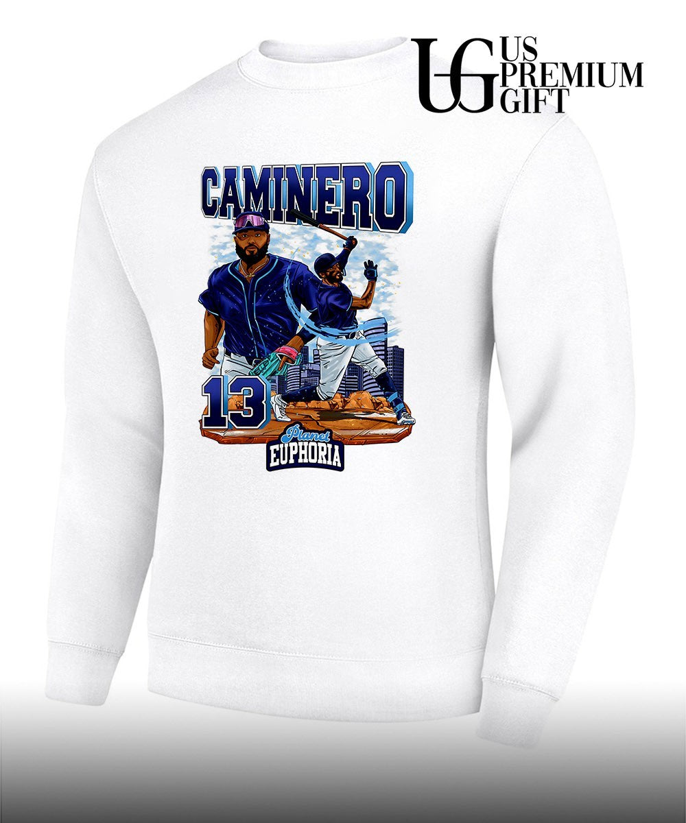 Junior Caminero Tampa Bay Rays baseball Planet Euphoria graphic shirt