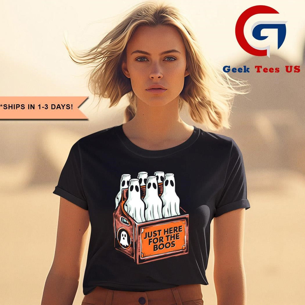 Just here for the boos ghosts Halloween shirt