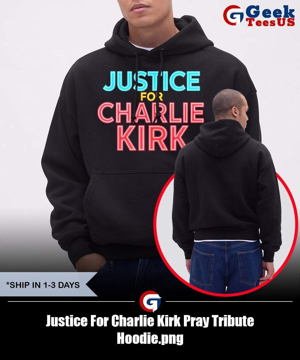 Justice For Charlie Kirk Pray Tribute shirt