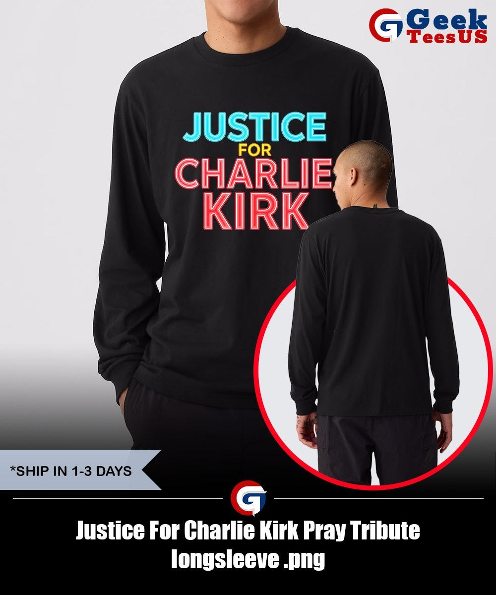 Justice For Charlie Kirk Pray Tribute shirt