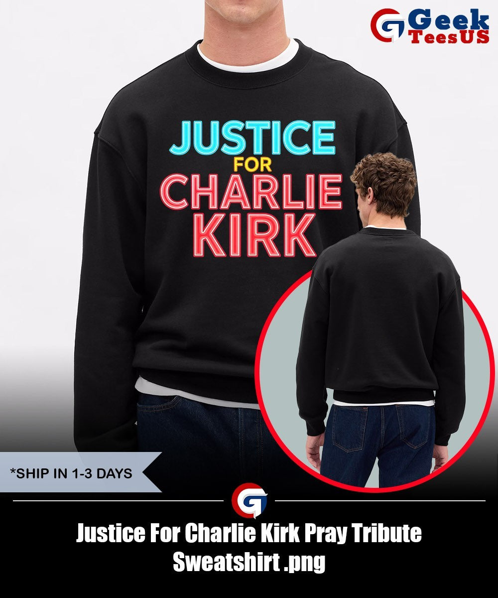 Justice For Charlie Kirk Pray Tribute shirt