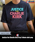 Justice For Charlie Kirk Pray Tribute shirt