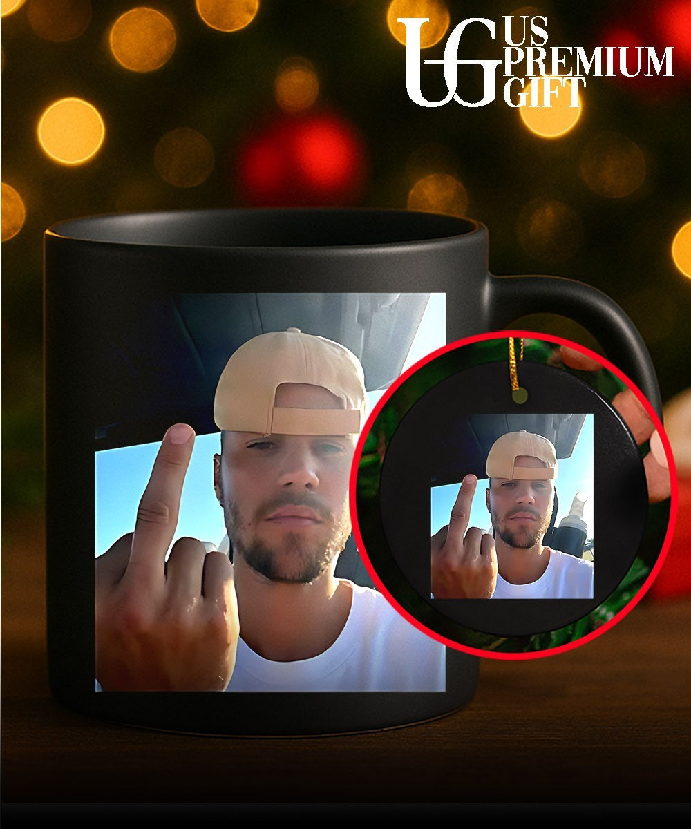 Justin Bieber middle finger shirt