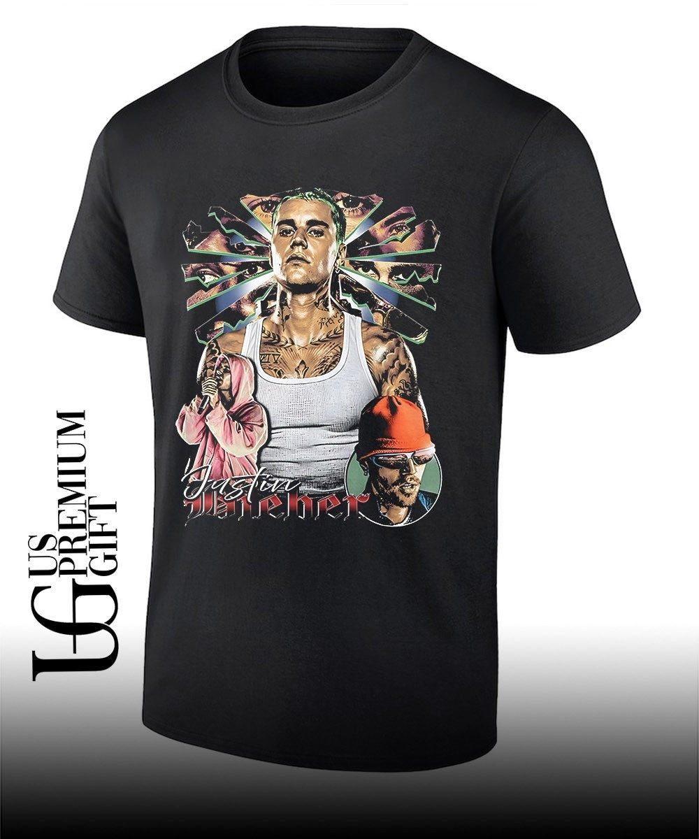 Justin Bieber portrait vintage shirt