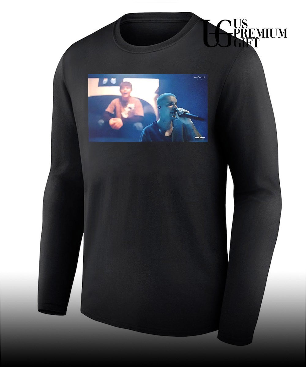 Justin Coachella performance shirt