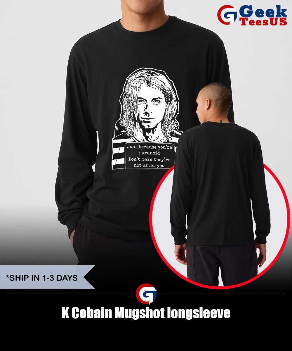 K Cobain Mugshot shirt