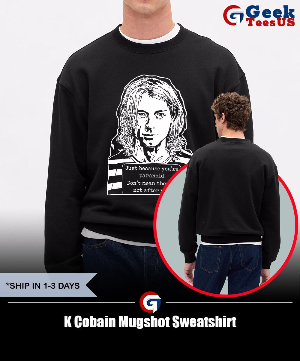 K Cobain Mugshot shirt