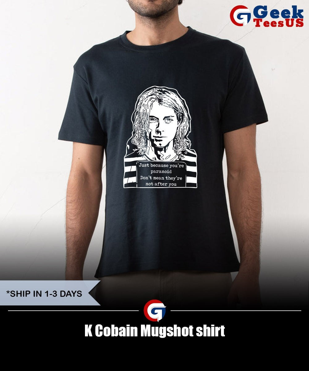 K Cobain Mugshot shirt