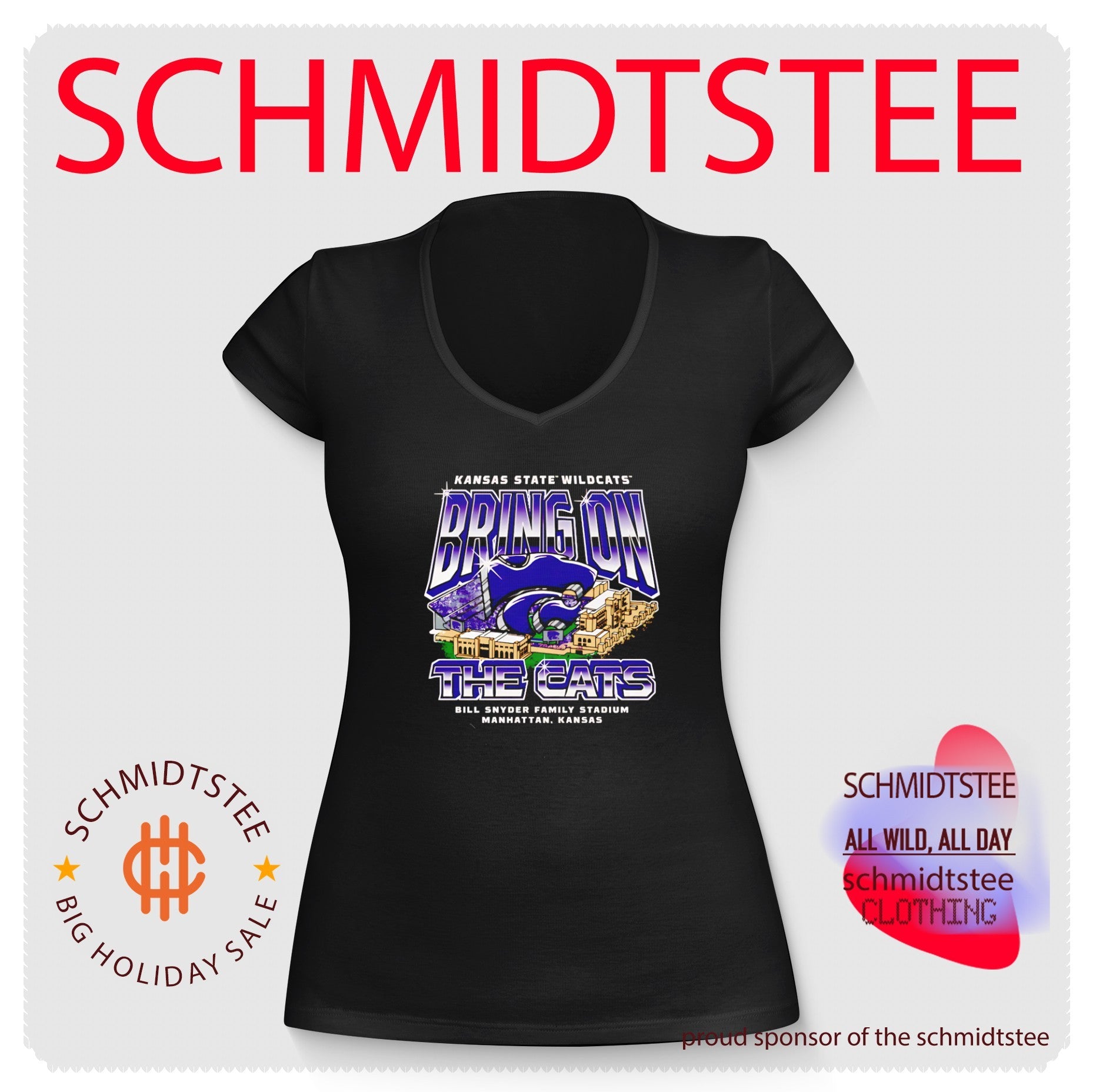 K-State Football Bring on the Cats Vintage shirt