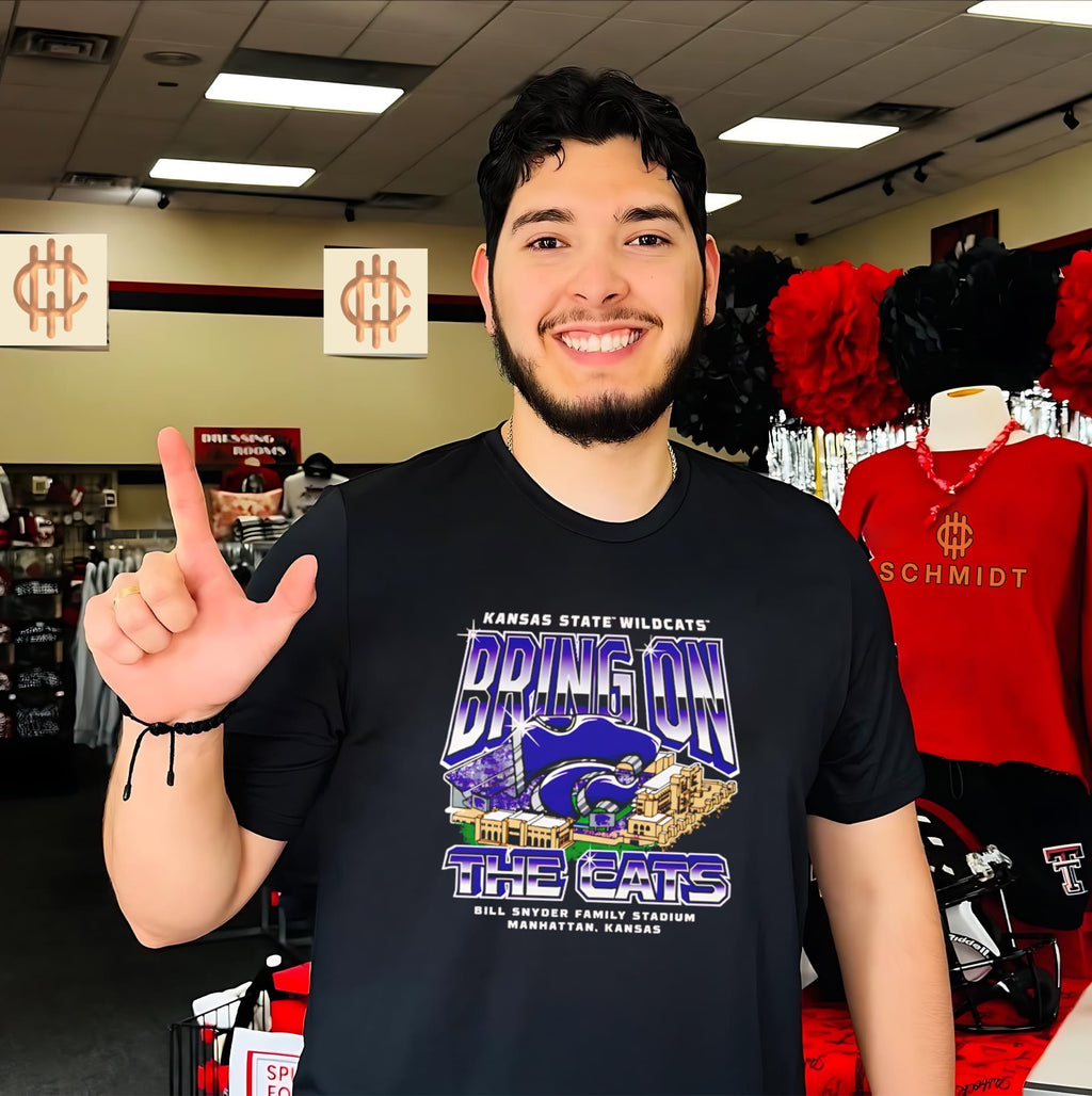 K-State Football Bring on the Cats Vintage shirt