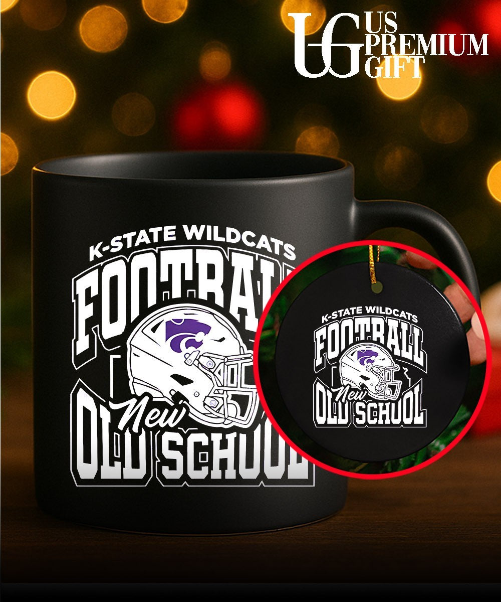 K-State Wildcats Football New Old School helmet shirt