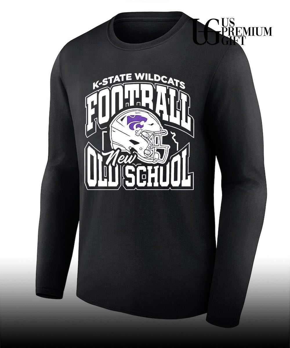 K-State Wildcats Football New Old School helmet shirt