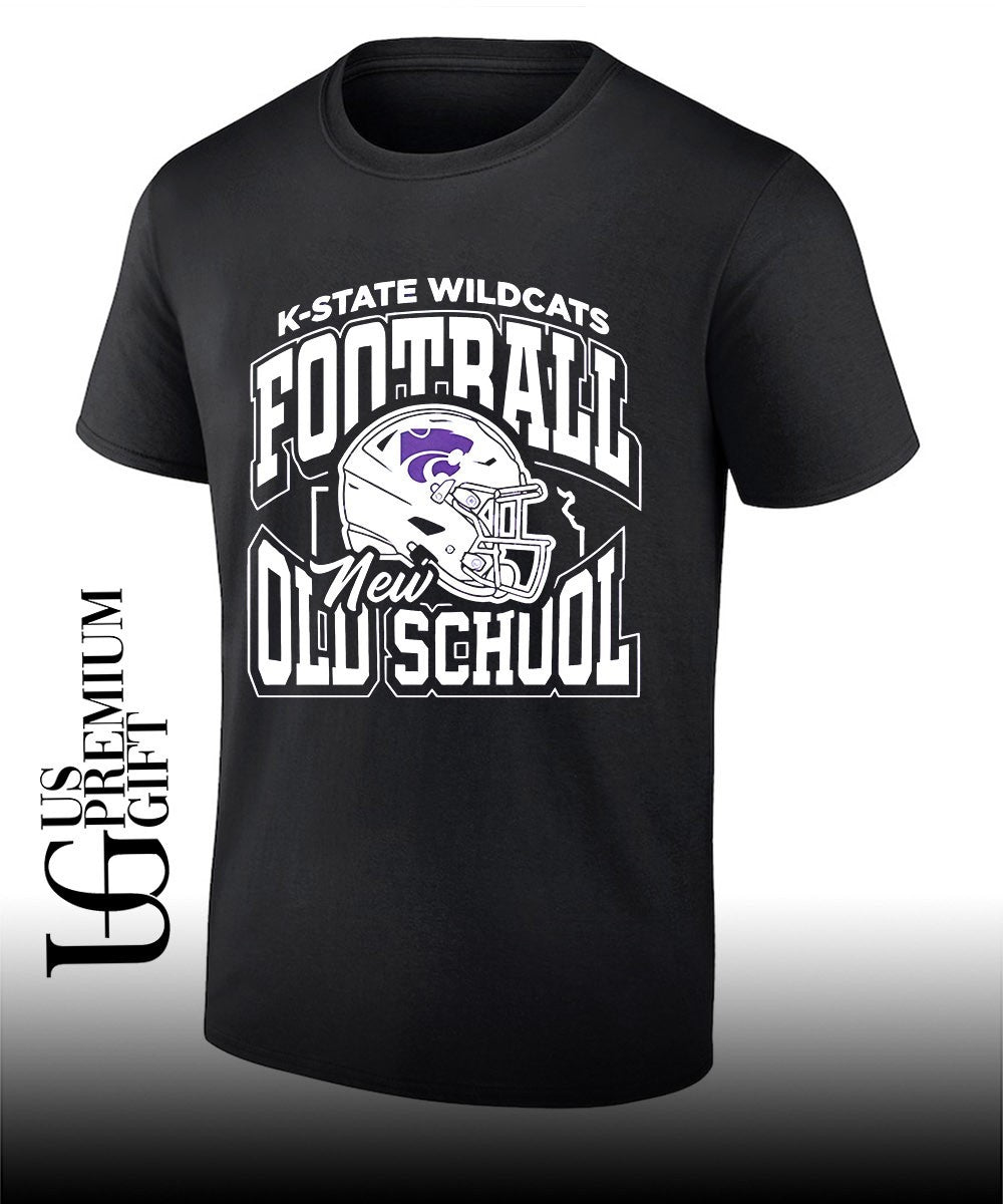 K-State Wildcats Football New Old School helmet shirt