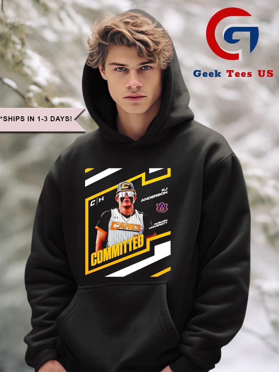 KJ Anderson Canes 2027 Commitment Auburn Tigers football shirt