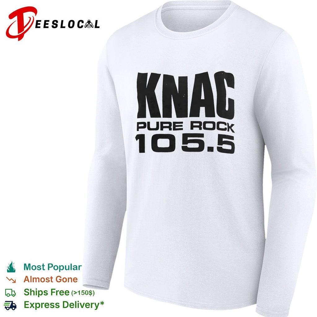 KNAC Pure Rock 105 5 radio station shirt