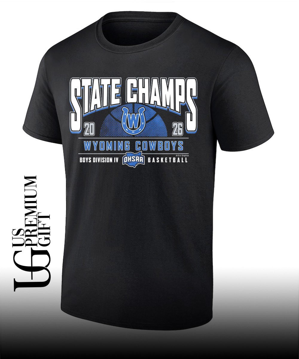 Wyoming Cowboys 2026 OHSAA Boys Basketball D4 State Champions shirt