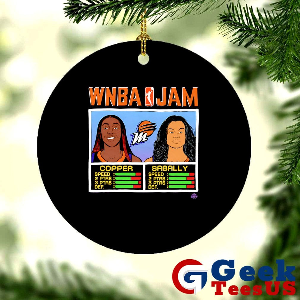 Kahleah Copper and Satou Sabally Phoenix Mercury WNBA Jam shirt