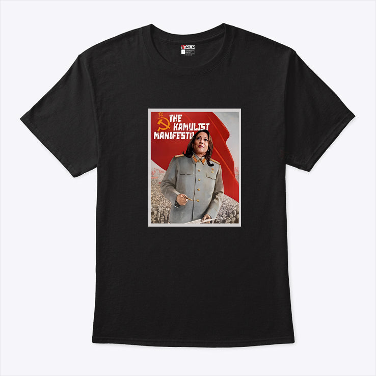 Kamala Harris The Communist Kamulist Manifesto T Shirt