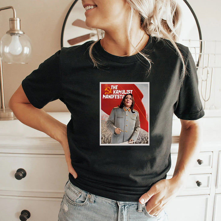 Kamala Harris The Communist Kamulist Manifesto T Shirt