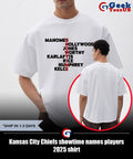 Kansas City Chiefs showtime names players 2025 shirt