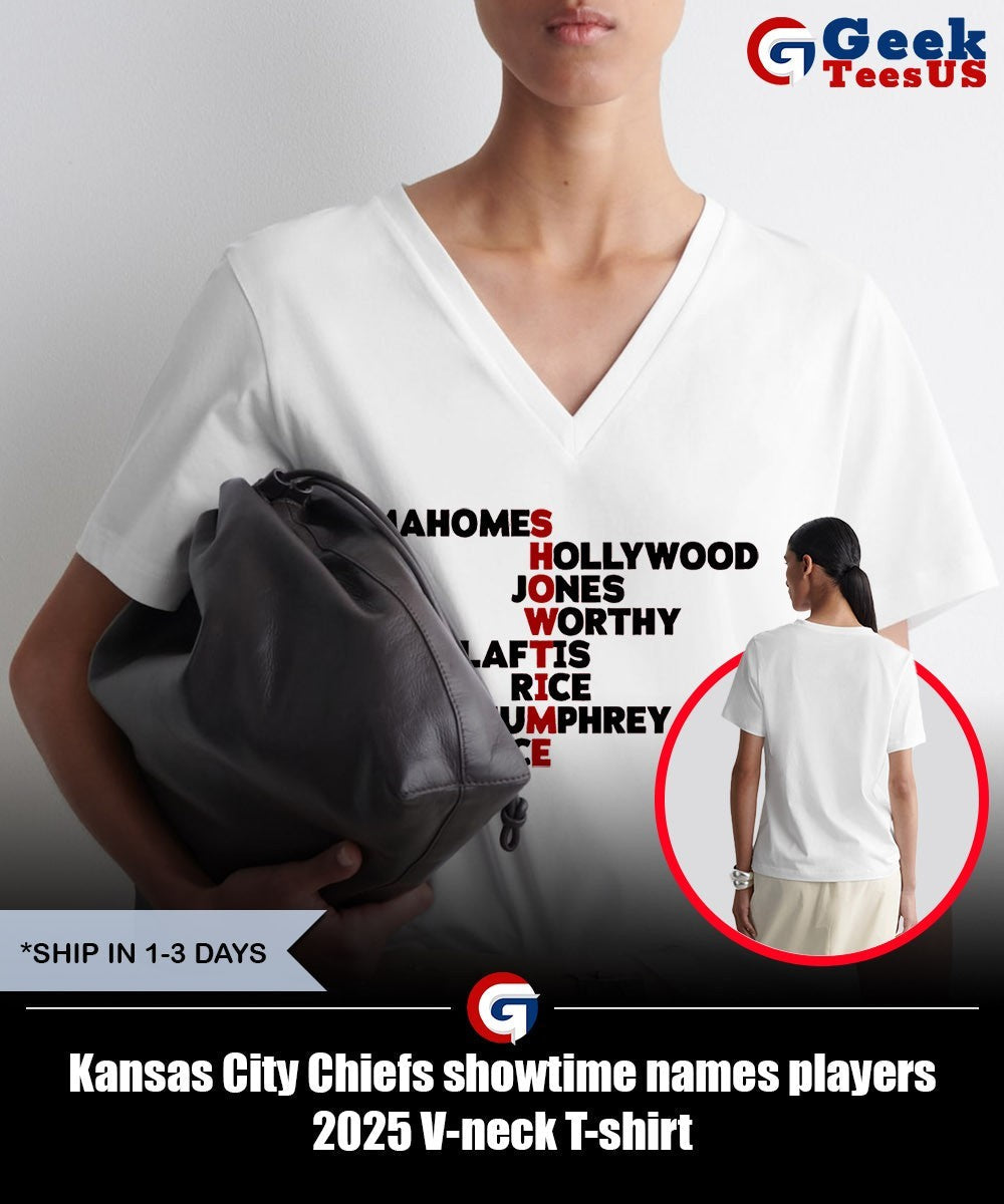 Kansas City Chiefs showtime names players 2025 shirt