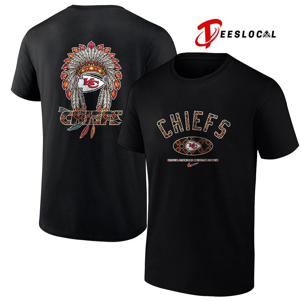 Kansas City Chiefs x Native American heritage month logo shirt