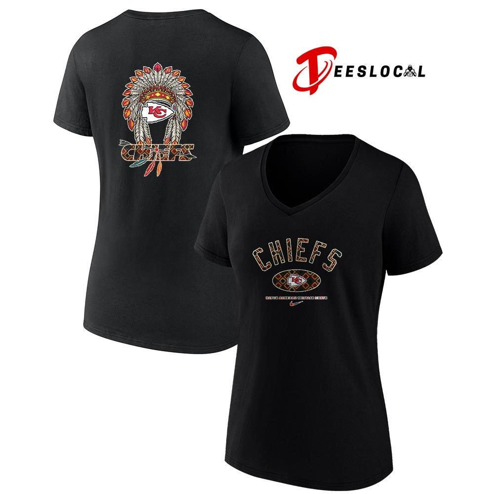 Kansas City Chiefs x Native American heritage month logo shirt