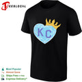 Kansas City Heart Diamond Crown KC shirt