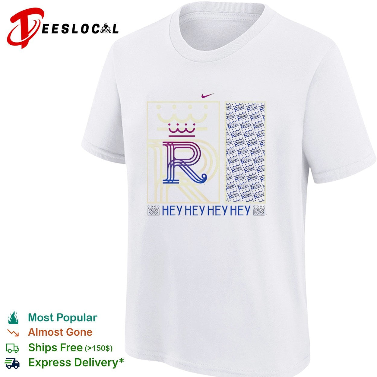 Kansas City Royals Hey Hey Hey Hey R Logo shirt