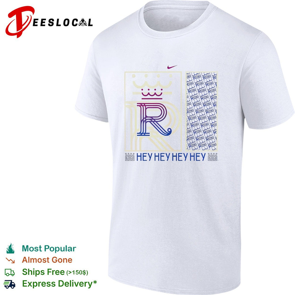 Kansas City Royals Hey Hey Hey Hey R Logo shirt