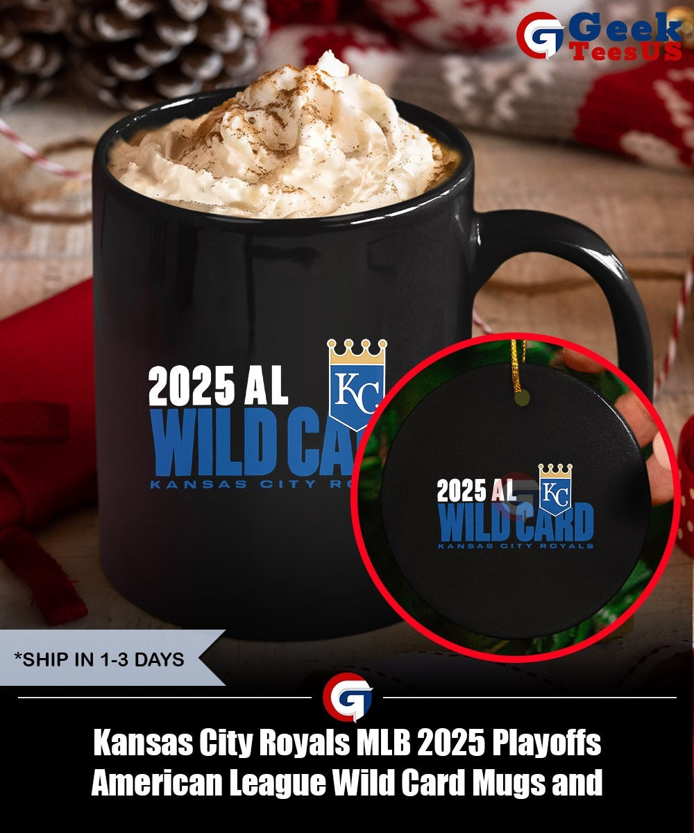Kansas City Royals MLB 2025 Playoffs American League Wild Card shirt