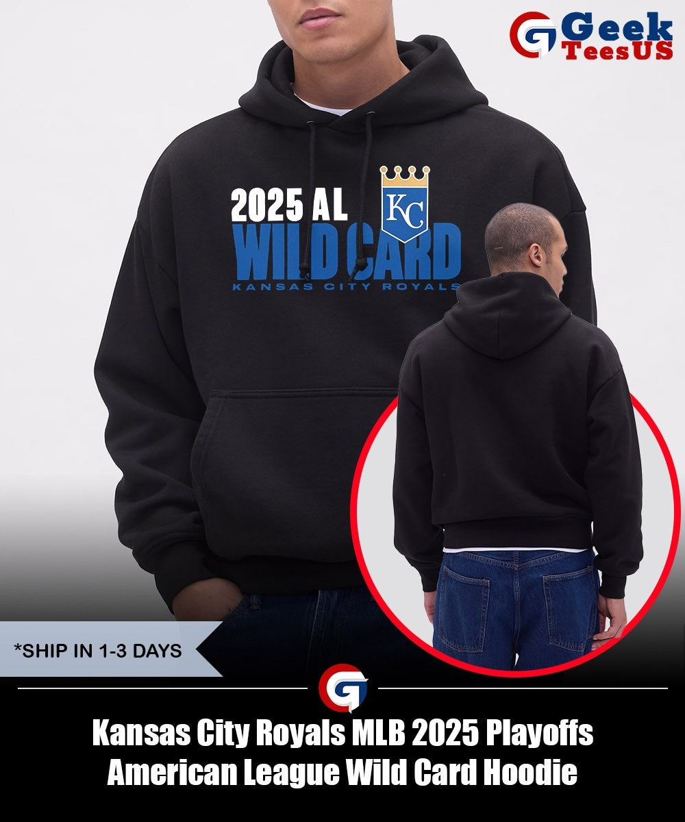 Kansas City Royals MLB 2025 Playoffs American League Wild Card shirt