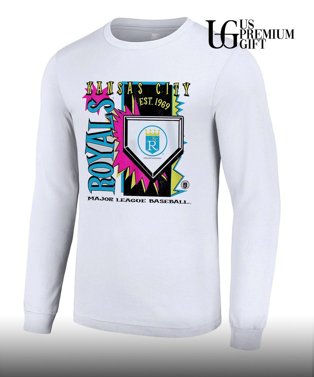 Kansas City Royals Major League baseball since 1969 Cooperstown Neon shirt