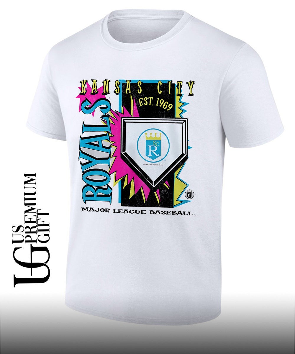 Kansas City Royals Major League baseball since 1969 Cooperstown Neon shirt