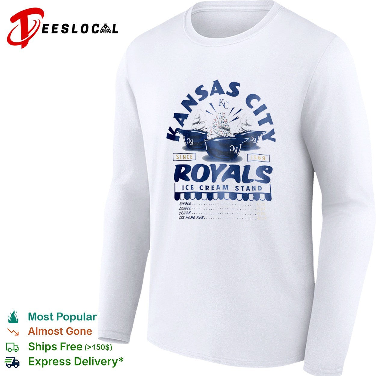 Kansas City Royals Since 1969 Ice Cream Stand shirt