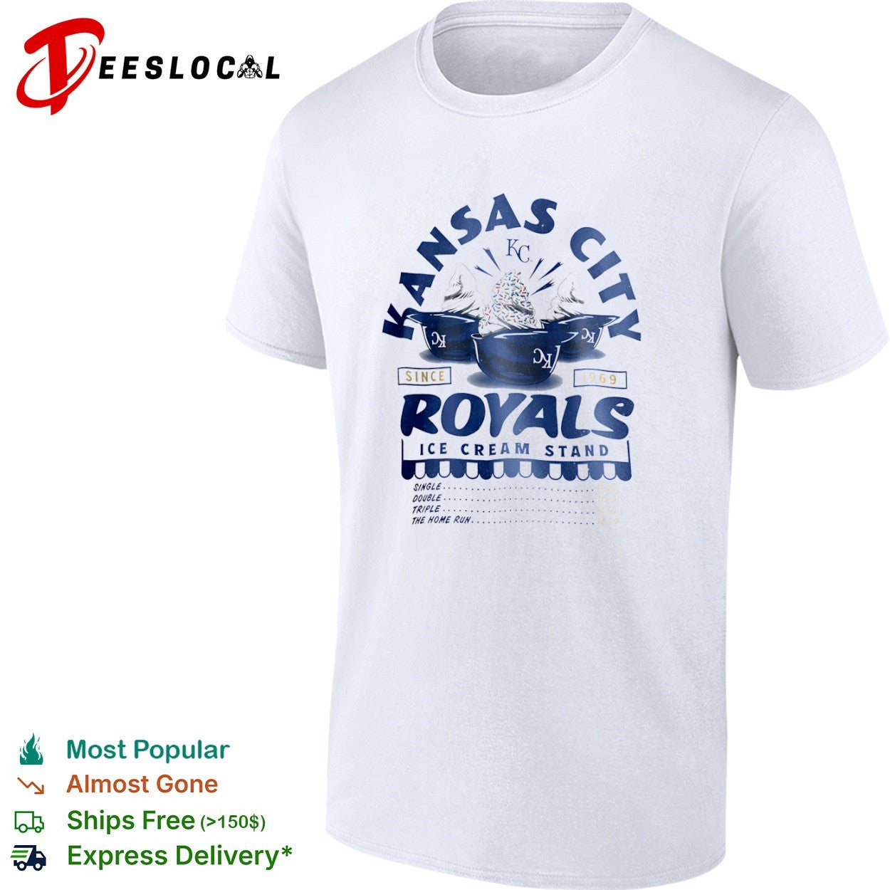 Kansas City Royals Since 1969 Ice Cream Stand shirt