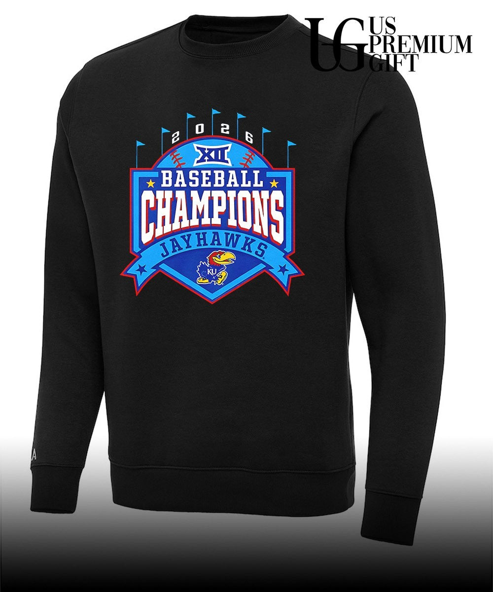 Kansas Jayhawks 2026 Big 12 Baseball Regular Season Champions shirt