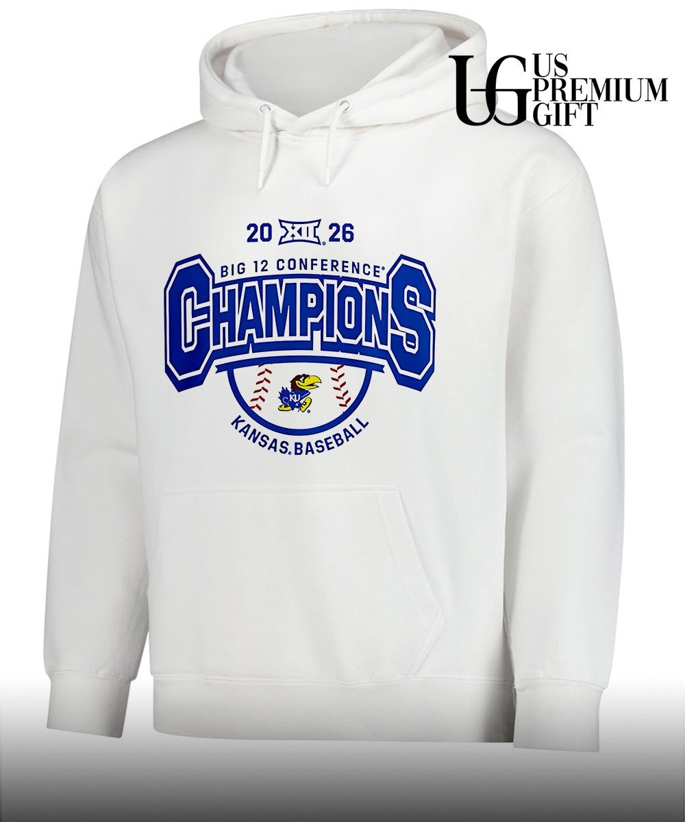Kansas Jayhawks Baseball Big 12 Conference Champions 2026 shirt