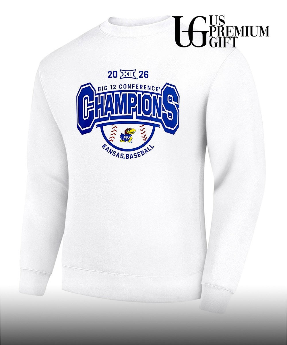 Kansas Jayhawks Baseball Big 12 Conference Champions 2026 shirt