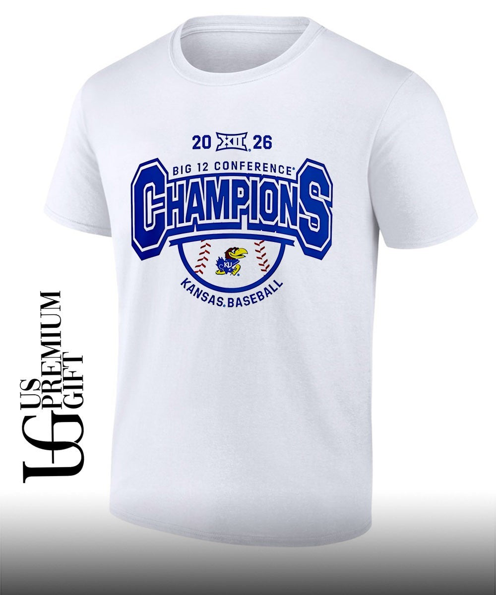 Kansas Jayhawks Baseball Big 12 Conference Champions 2026 shirt