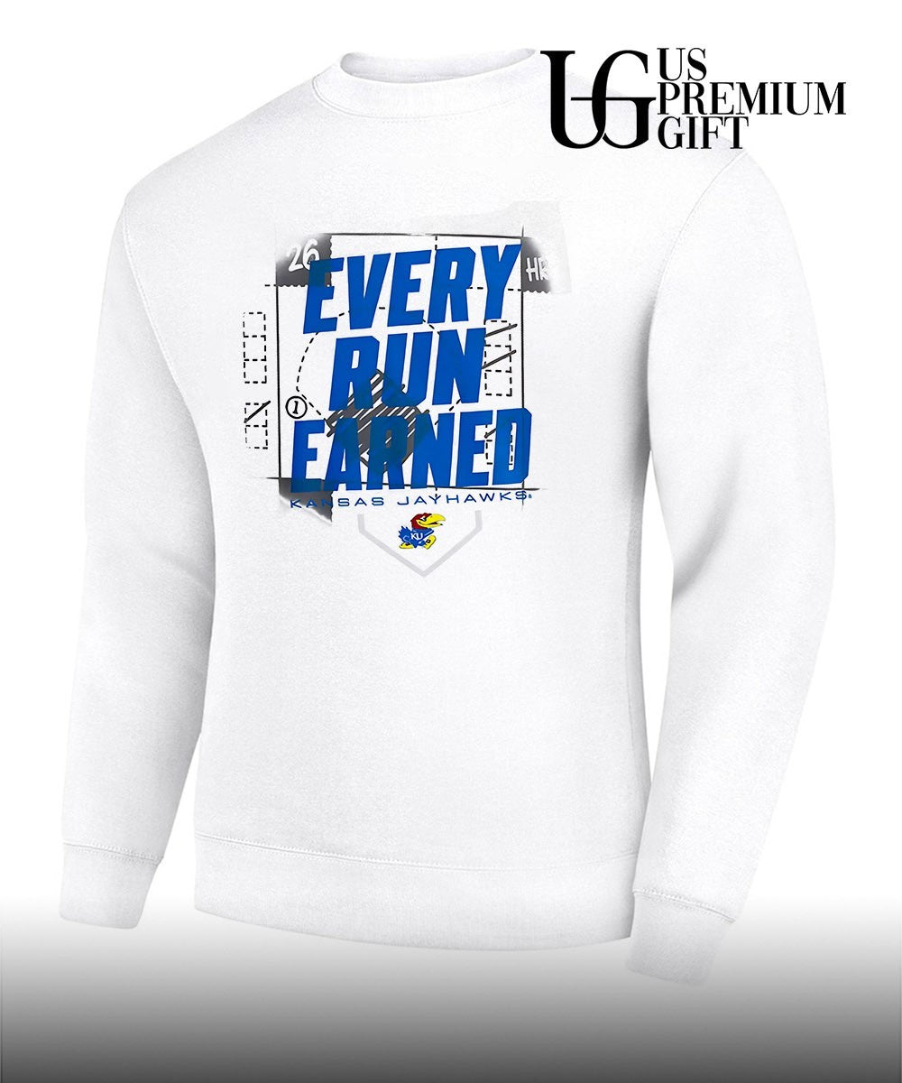 Kansas Jayhawks Every Run Earned Baseball 2026 Home Run shirt