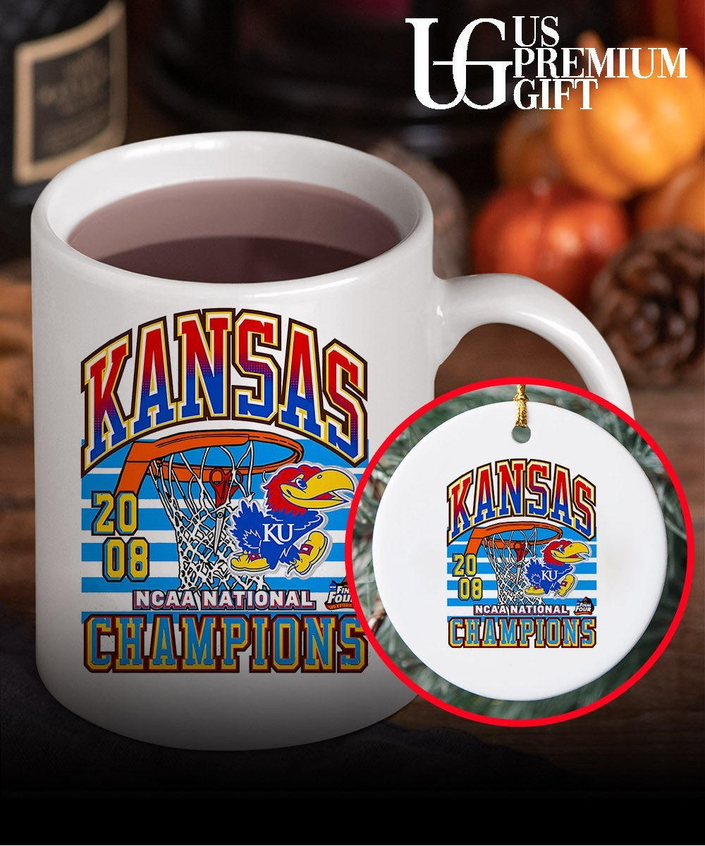 Kansas Jayhawks basketball NCAA National Champions Final Four 2008 shirt